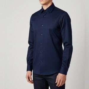 Murano Classic Navy Men's Dress Shirt